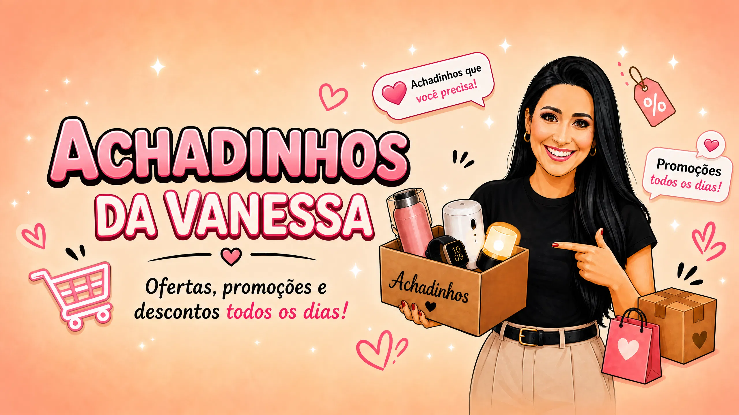 Achadinhos da Vanessa — ofertas, promoções e descontos todos os dias